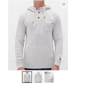 Men's Billabong Rasta Henley
Sweatshirt Hoodie Gray Hoodie Sz L